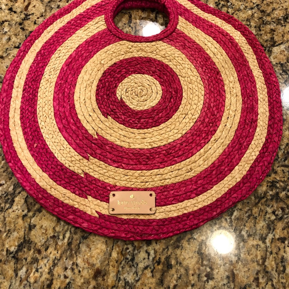 Kate Spade Woven Round Handbag
